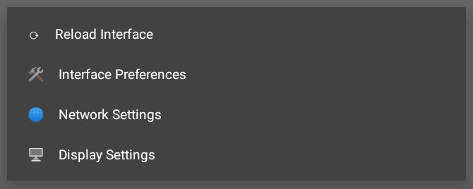 Image of DALION Companion Menu