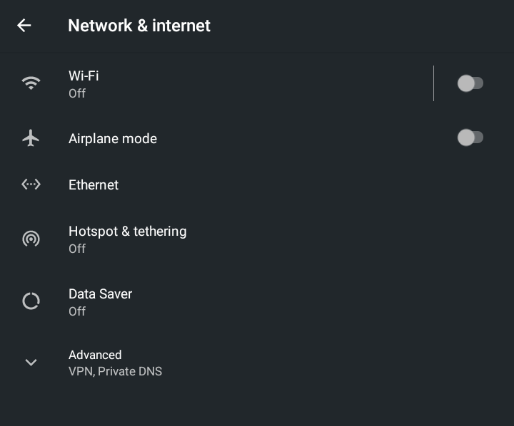 Image of DALION Companion Network Settings